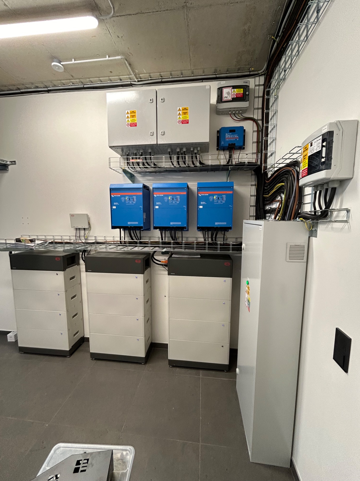 Rozšíření bateriového úložiště u klienta v Praze